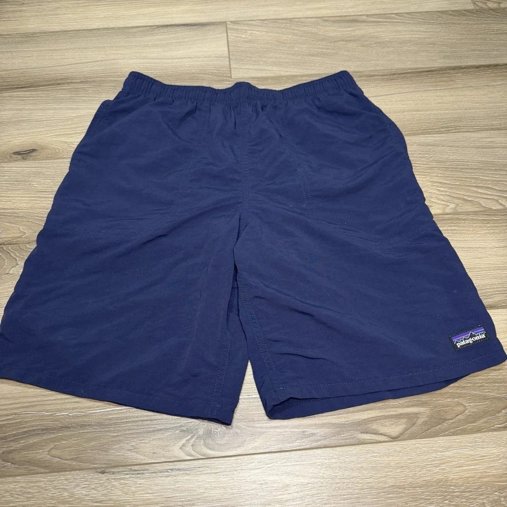 PATAGONIA 'Baggies Shorts' Mens Small Solid Navy 8